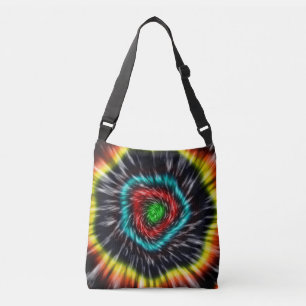 Svart Opal Tie Dye, Axelväska