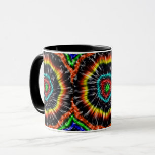 Svart Opal Tie Dye, Mugg