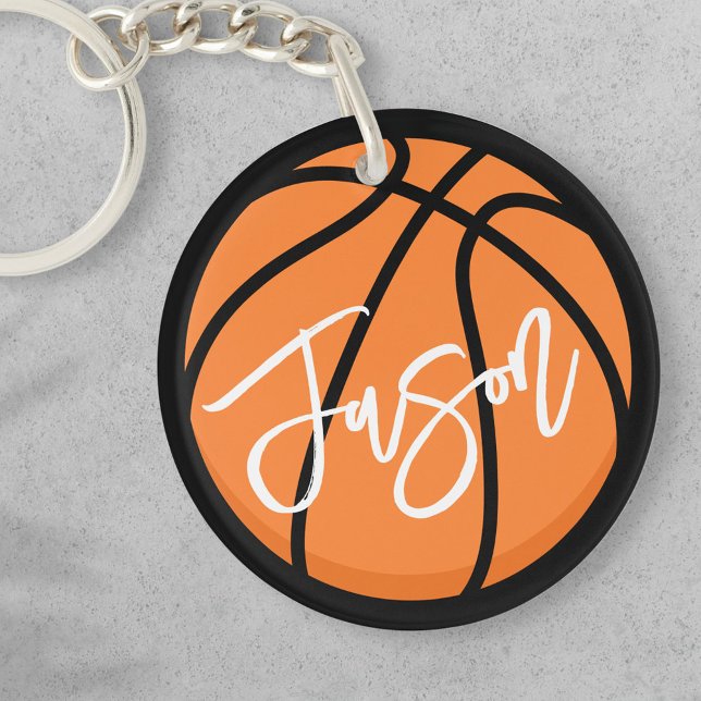 Svart orange i basketboll, eget namn (Skapare uppladdad)