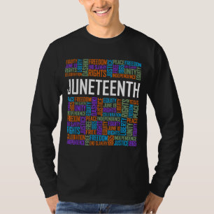 Svart-Ord-historik, 16:e årtionde, afrikansk afrik T Shirt