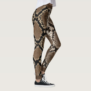 Svart ormhud leggings