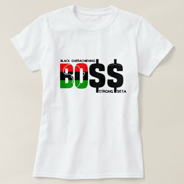 Svart överuppnående av stark slutpunkt t shirt (Design framsida)