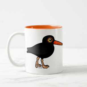 Svart Oystercatcher Två-Tonad Mugg