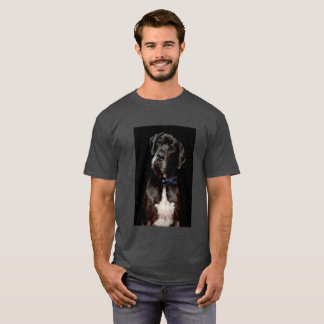 Svart på den svart great daneT-tröja Tee Shirt