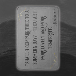 Svart på Grått Shakespeare ska jag jämföra.. | Badrumsmatta