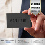 Svart på Groomsman Funny Man Card på svart<br><div class="desc">Groomsman Card eller Man Card är ett lustigt sätt att be din groomsman eller bäste man att stå med dig på din bröllopsdag. Fullständigt anpassade för det meddelande som du vill . Klicka bara på knappen "PERSONALIZE" för att börja redigera. 🌺 🎨 behöver du en design som är utformad för...</div>