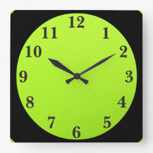 Svart på limefruktgrönt