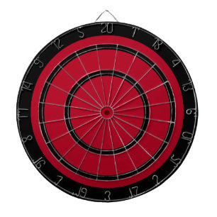 Svart på Red Design Dart Board Piltavla