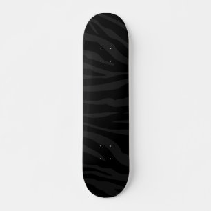 Svart på Skateboard Zebra tryck Old school