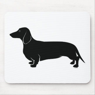 Svart på vitDachsund Musmatta