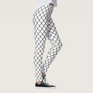 Svart på vitFishnets Leggings