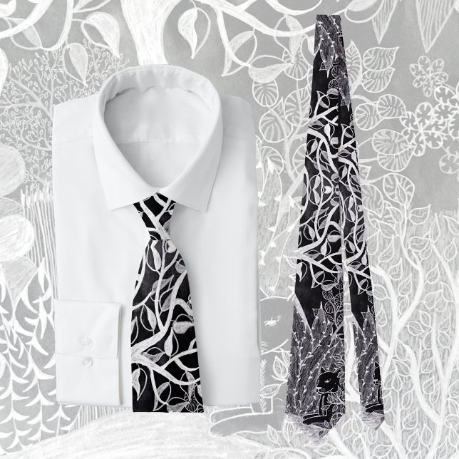 Svart pander i djungeln - blyertspennan teckning   slips (Skapare uppladdad)