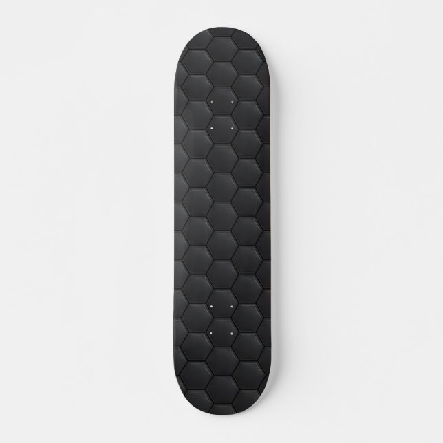 Svart pansar mini skateboard bräda 18,5 cm (Framsida)