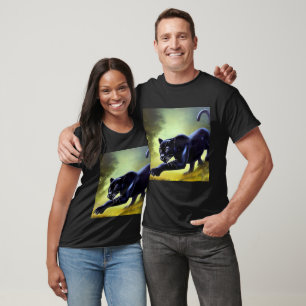 Svart Panter (11) Vild katt T Shirt