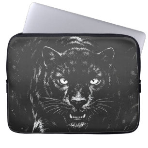 Svart panter — av BurnsInHell Laptop Fodral