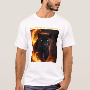 Svart Panter Eldkraft T Shirt