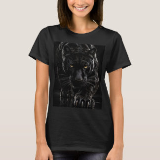 Svart panter – Hyperrealistisk 3D T Shirt
