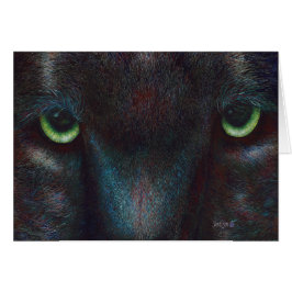 Svart panter "Hyptnotist ", Hälsningskort