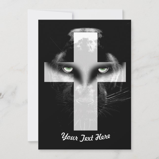 Svart Panter, Kor Inbjudningar (Framsida)