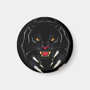 Svart panter magnet