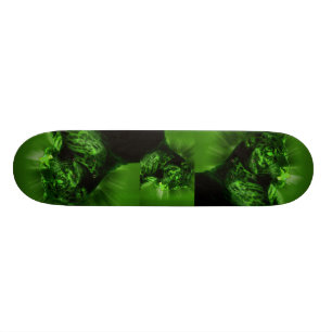 Svart panter på grönt skateboard bräda 21,5 cm