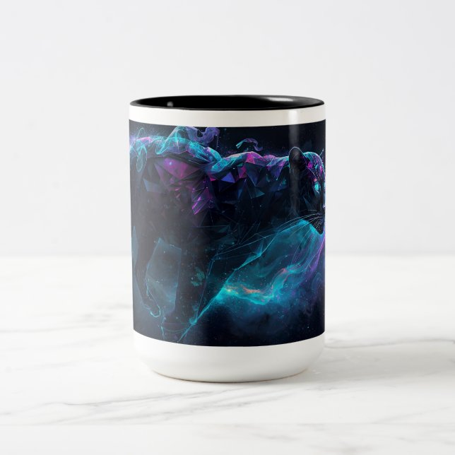 Svart panter psykedelisk mugg (Center)