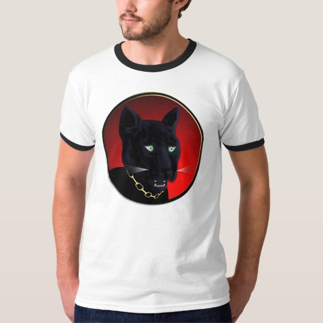 SVART PANTER T SHIRT (Framsida)