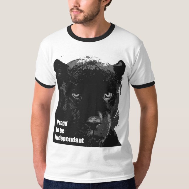 Svart panter tee (Framsida)