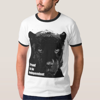 Svart panter tee shirt