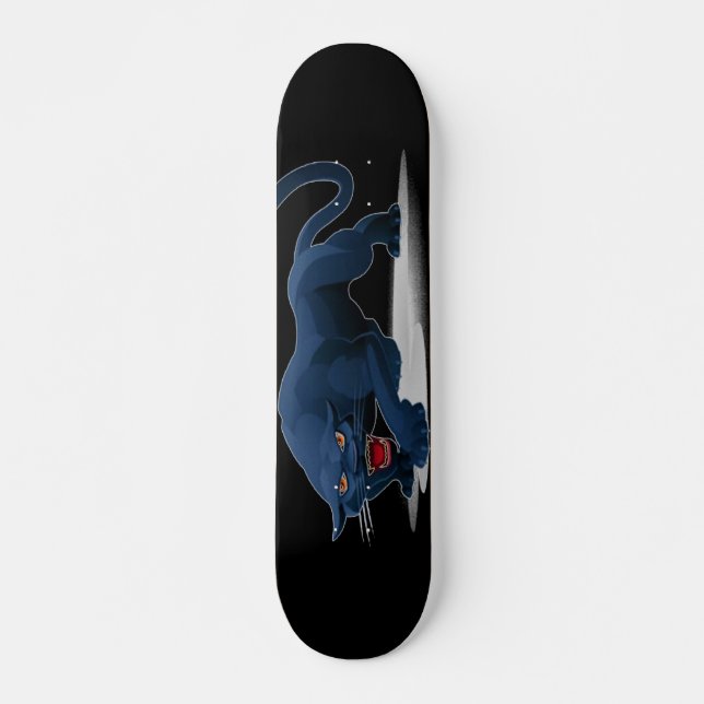 Svart panterSkateboard Skateboard Bräda 21,5 Cm (Framsida)