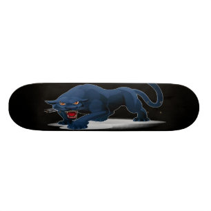 Svart panterSkateboard Skateboard Bräda 21,5 Cm