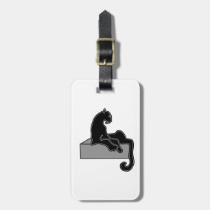 svart Panther Bagagebricka