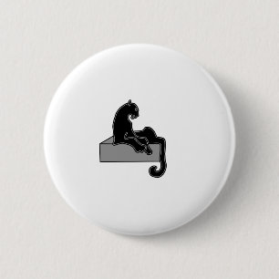 svart Panther Knapp