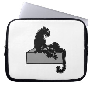 svart Panther Laptop Sleeve