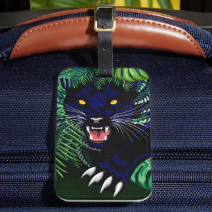Svart Panther Spirit i Jungle Bagagebricka