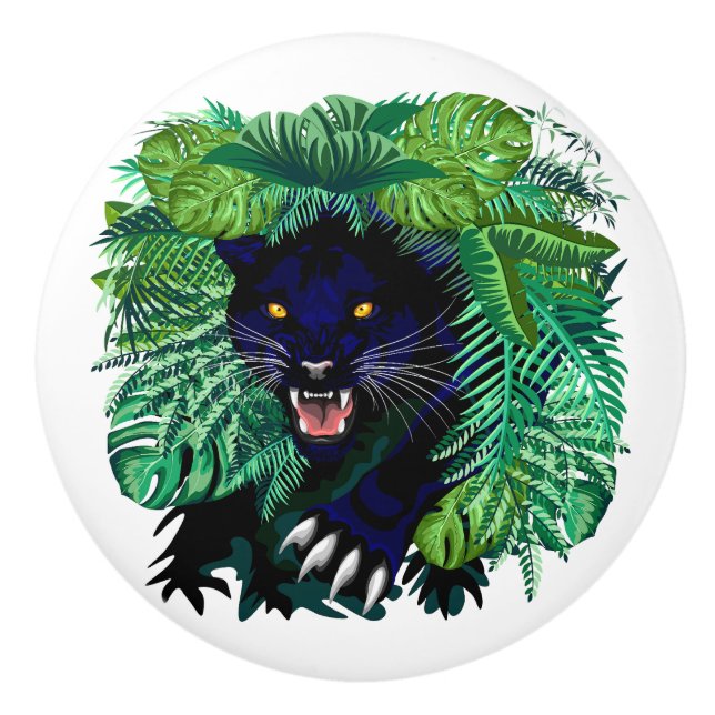 Svart Panther Spirit i Jungle Knopp (Framsidan)