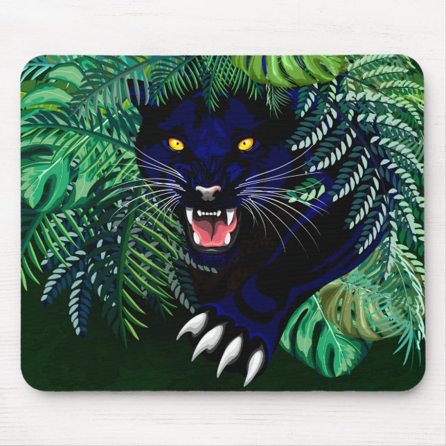 Svart Panther Spirit i Jungle Musmatta (Framsidan)
