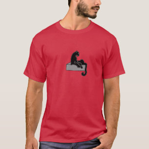 svart Panther Tee Shirt