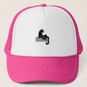 svart Panther Truckerkeps