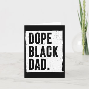 Svart pappa ny pappa fadersdagsgåva afrikansk am kort
