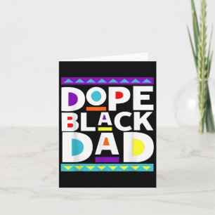 Svart Pappa Ny Pappa Fars Dag Present Afrikansk Am Kort