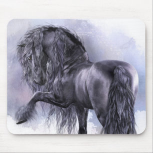 Svart pärlemorfärg Mousepad Musmatta
