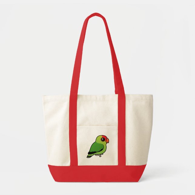 Svart-påskyndad Lovebird Tygkasse (Framsidan)