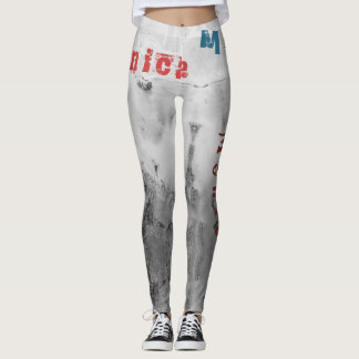 Svart pastelllegering med eget namn leggings