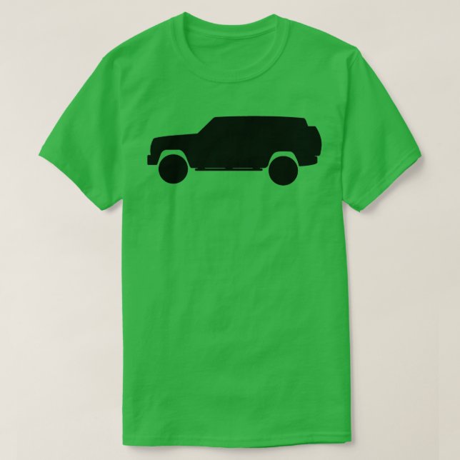 Svart patrol GQ T Shirt (Design framsida)