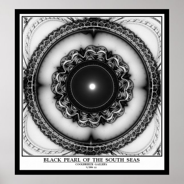 SVART PEARL AV SYDHAVET POSTER (Framsidan)