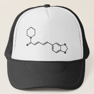 Svart pepparpiperin Molecular Chemical Formula Keps