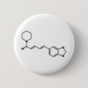 Svart pepparpiperin Molecular Chemical Formula Knapp