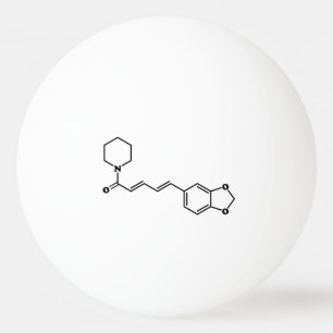 Svart pepparpiperin Molecular Chemical Formula Pingisboll