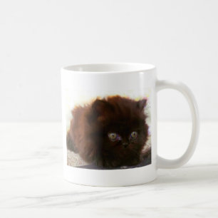 Svart persisk kattungemugg kaffemugg